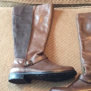 Brown Knee-high boots size 11